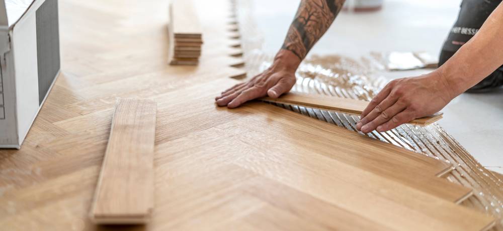 pose de parquet à Saint-Médard-de-Guizières